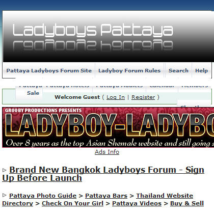 Ladyboy Forum  Pattaya Ladyboys